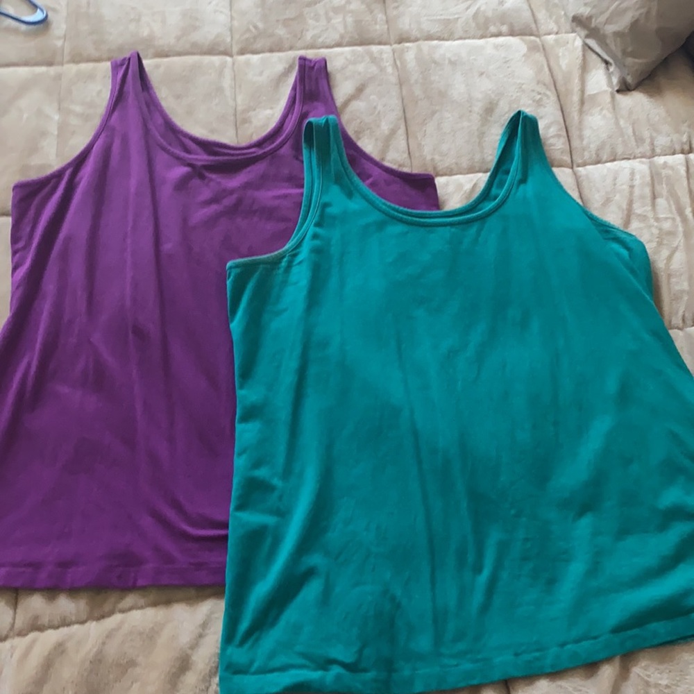 Set of 2 Maurices Modal Scoop Neck Tanks Plus Size 2X